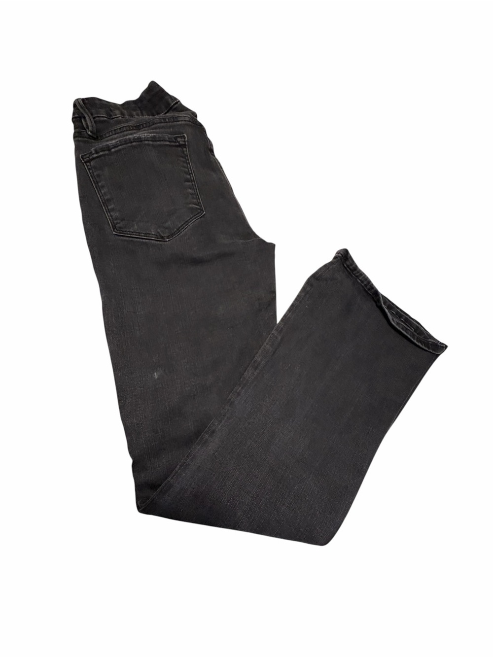 Frame Le Crop Mini Boot Denim Women's Gray Flare Jeans Sz 27 - Picture 11 of 12